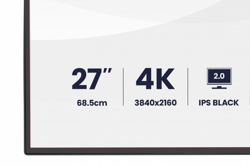 IIYAMA Monitor 27 cali ProGraphic HB2701UHSNP-B1 4K,IPS BLACK 2.0,450cd,VESA USB-c dock(PD:96W),HDMI,DP,DAISY^CHAIN,4xUSB,RJ45,3