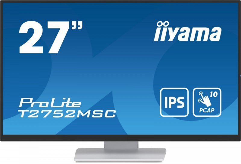 IIYAMA Monitor 27 cali T2752MSC-W1AG 10 PKT. POJ,IPS,HDMI,DP,2x1W,7H,2xUSB,  400cd^m2,AG-(Anti Glare)