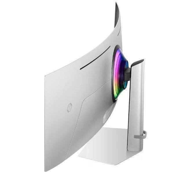 Samsung Monitor 49 cali Odyssey G9 G93SD OLED 5120x1440 DQHD 32:9 1xHDMI 1xmicroHDMI 1xDP 1xUSB-C 2xUSB 0,03ms 240Hz zakrzywiony