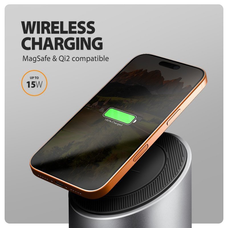 AXAGON HMC-WL9 Wieloportowy hub USB 9in1, 10Gbps, 3xUSB-A, 1xUSB-C, DP 8K^60Hz, HDMI 4K^60Hz, PD 100W, GLAN, 100cm USB-C kabel,