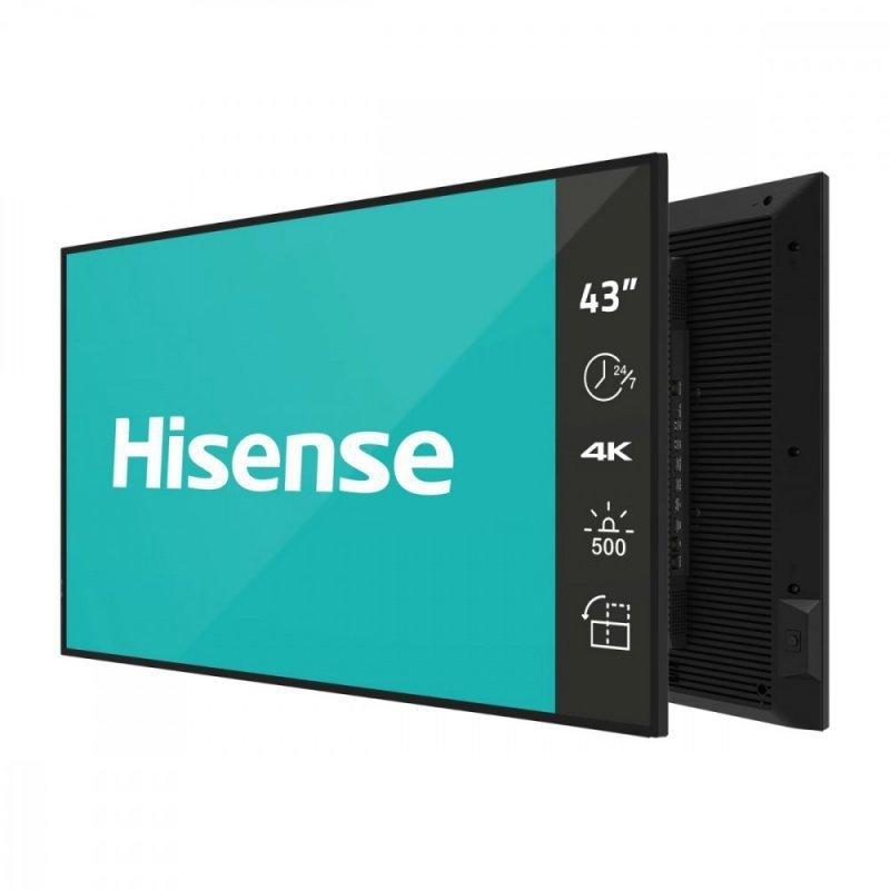 Hisense Monitor LFD 43DM66D 43 cale 4K UHD IPS Digital Signage Display 24^7