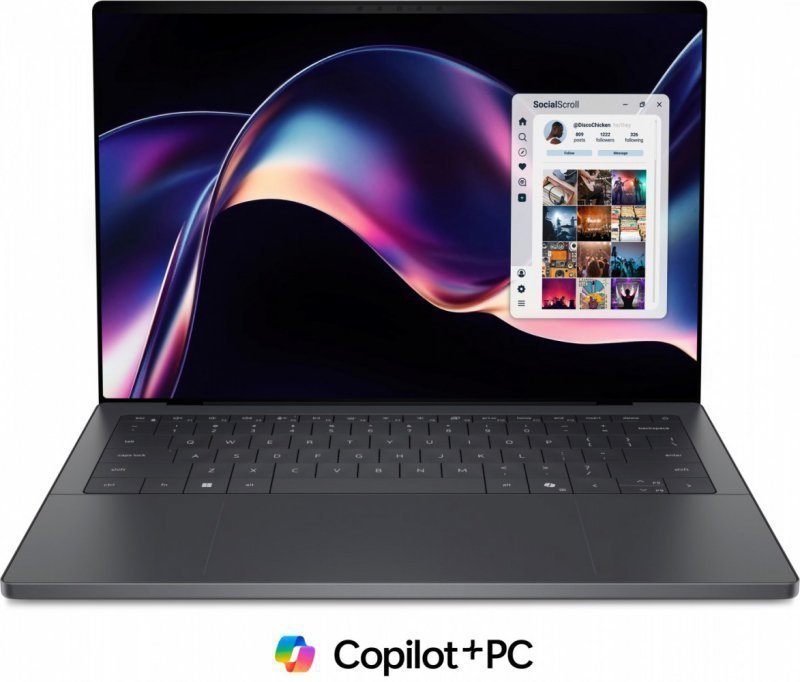 Dell Laptop XPS 14 DA14260 Win11Pro Core Ultra X7 358H^32GB^512GB^14^2,8K ^Intel Arc^FgrPr^Cam^Mic^Backlit Kb^3 Cell^3Y ProSuppo