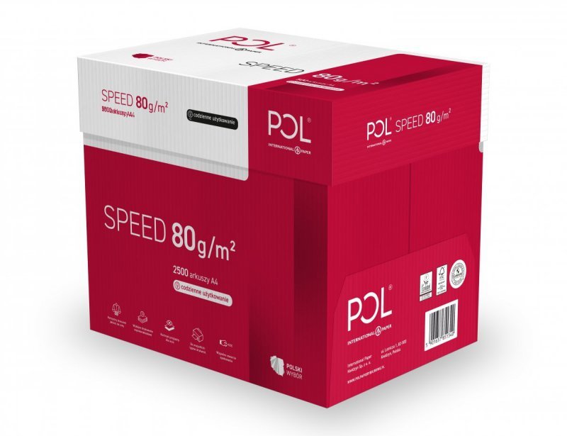 Papier biurowy POLspeed A4 80g