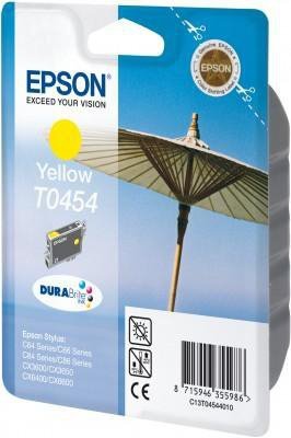 Wkład żółty do Epson Stylus C64,C84,C66,C86 T0454