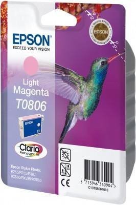 Wkład light magenta do Epson Stylus Photo R265^360^RX560^585^685; T0806
