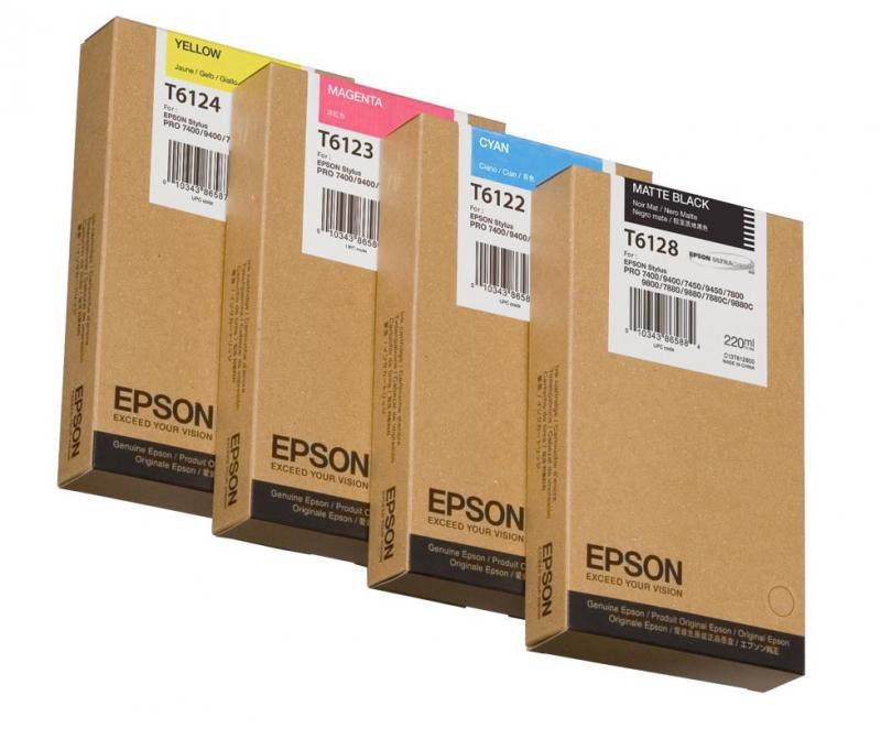 Atrament Cyan 220 ml do Epson Stylus Pro 7400^7450^9400^9450 C13T612200