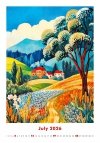 H21 Kalendarz ścienny wieloplanszowy Art Naive 2026