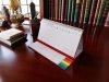 kalendarz na biurko, na rok szkolny 2025/26 dla ucznia, z notesami i znacznikami