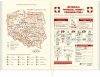 mapa z autostradami, drogami krajowymi oraz ekspreosowymi, instrukcja pierwszej pomocy przedmedycznej