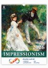 kalendarz ścienny wieloplanszowy Impressionism 2026 - exclusive edition z logo