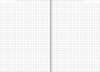 Notes A5 papier biały w kratkę - przykładowa kartka z notatnika