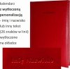 kalendarz dla wychowawcy z wytłoczoną personalizacją na okładce