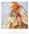 Kalendarz ścienny wieloplanszowy Alfons Mucha 2025 - exclusive edition - październik 2025