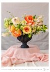 H18 Kalendarz ścienny wieloplanszowy MAGIC FLOWERS 2026 Z NADRUKIEM