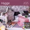 Kalendarz ścienny wieloplanszowy Hygge 2025 z naklejkami - okładka 