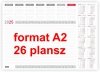 Podkład biurowy na rok 2025 26-kartkowy 
