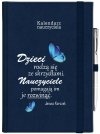 kalendarz dla nauczyciela zamykany na gumkę z długopisem na rok szkolny 2025/2026 z nadrukiem