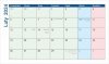 Kalendarz biurkowy na rok szkolny 2023/2024 z notesem i znacznikami - luty 2024