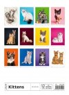 Kalendarz ścienny wieloplanszowy Kittens 2024 - okładka tył