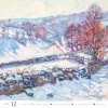 Kalendarz ścienny wieloplanszowy Impressionism 2025 - grudzień 2025