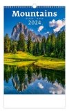 Kalendarz ścienny wieloplanszowy Mountains 2024 - okładka 