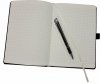 Notes A5 papier chamois w kratkę z długopisem w komplecie