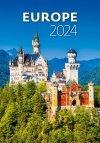Kalendarz ścienny wieloplanszowy Europe 2024 - okładka 