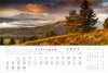 Kalendarz ścienny wieloplanszowy Tatry w panoramie 2023 - listopad 2023