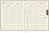 Kalendarz książkowy 2024 B5 TYGODNIOWY papier chamois drukowane registry oprawa Vivella Lux Z WYTŁOCZONĄ PERSONALIZACJĄ