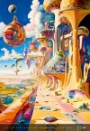 E08 Kalendarz ścienny wieloplanszowy Surreal New Worlds 2026 - exclusive edition