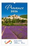 H15 Kalendarz ścienny wieloplanszowy Provence 2026 Z NADRUKIEM