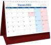 Kalendarz PLANO 2023 do postawienia na biurku na sztywnej podstawce 