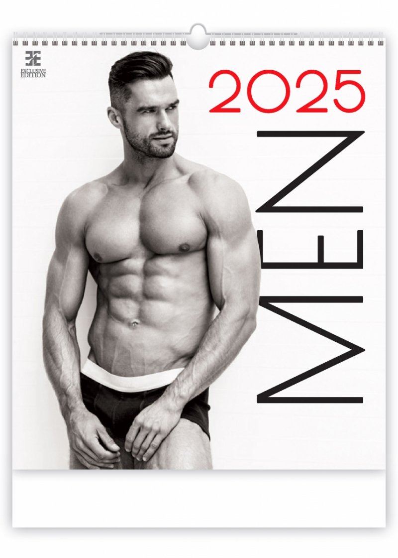 Okładka kalendarza ściennego Men 2025 - exclusive edition