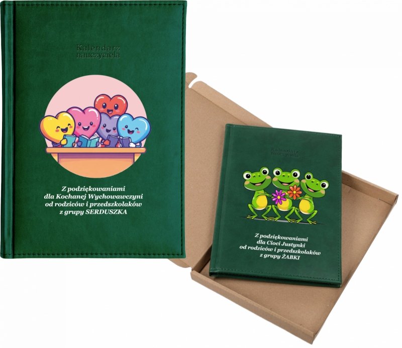 kalendarz dla nauczyciela na rok 2026/2027 z pudełkiem w komplecie