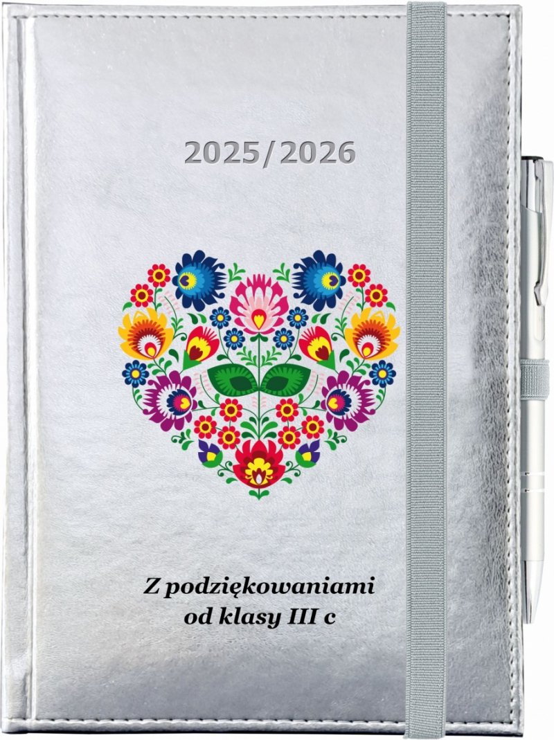 okładka kalendarza nauczyciela z nadrukiem UV