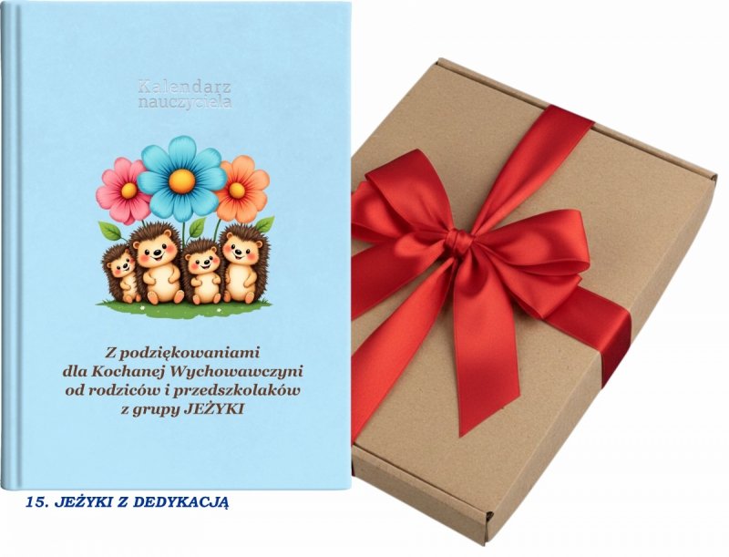 kalendarz dla nauczyciela na rok 2026/2027 z pudełkiem w komplecie