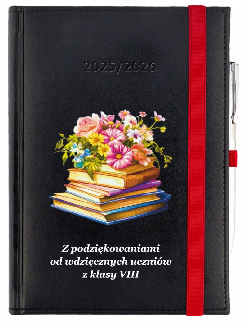 okładka kalendarza nauczyciela z nadrukiem UV