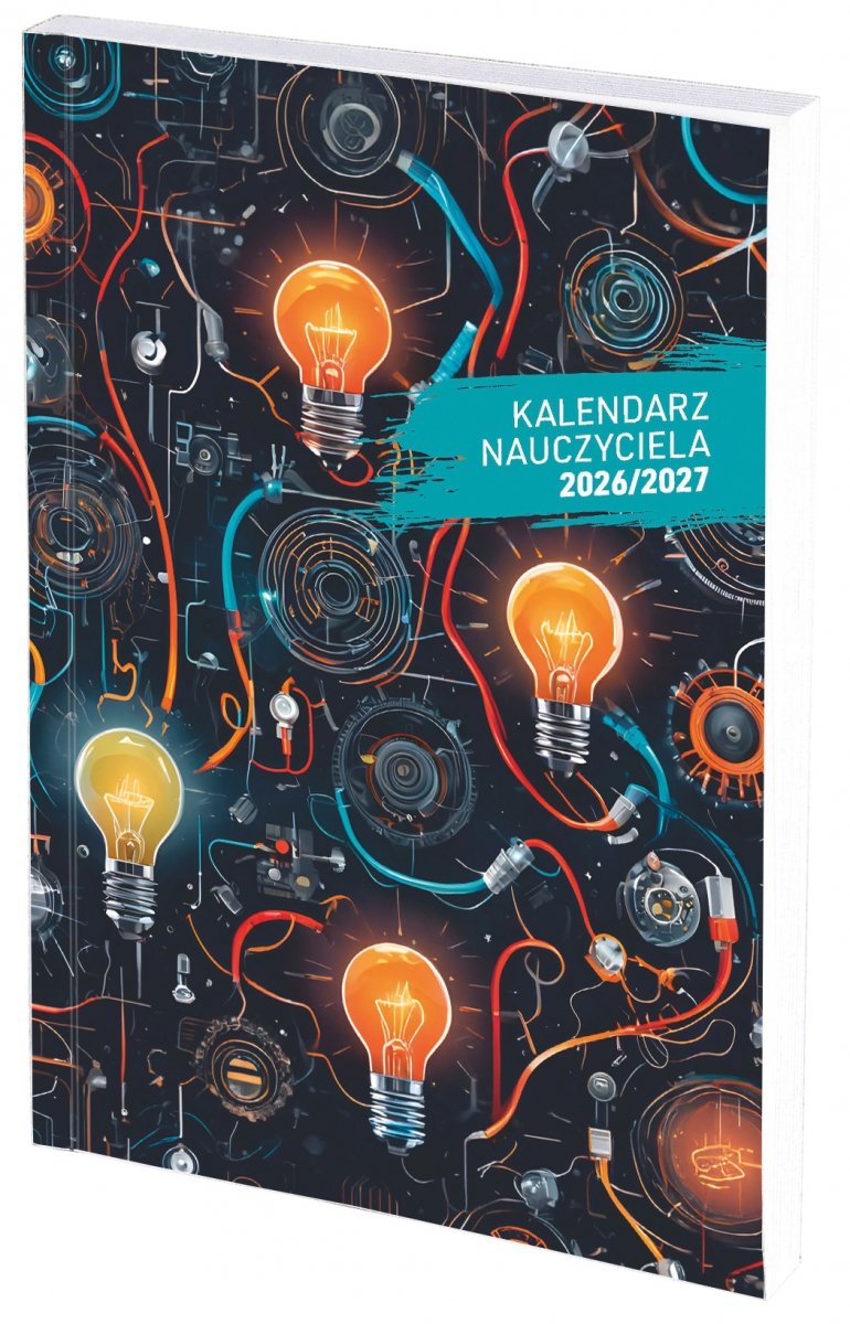 kalendarz książkowy tygodniowy w miękkiej oprawie na rok szkolny 2026/27