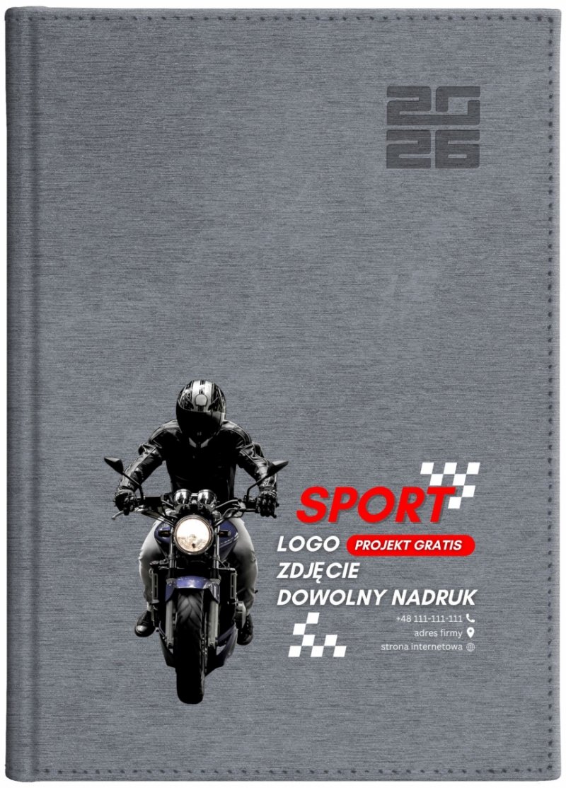 kalendarz na rok 2026 z twoim logo na okładce