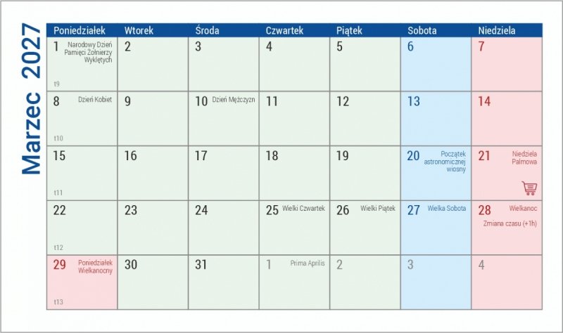kalendarz dla nauczycieli na rok 26/27