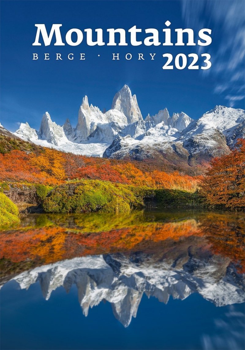 Kalendarz ścienny wieloplanszowy Mountains 2023 - okładka 