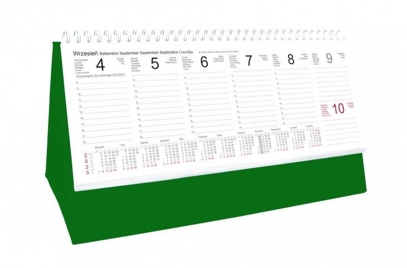 Kalendarz biurkowy PREMIUM dla uczniów i nauczycieli na rok szkolny 2023/2024