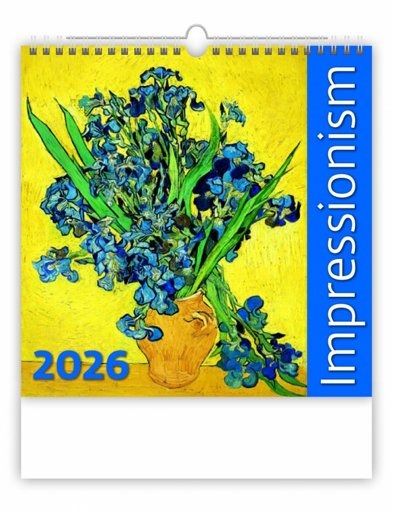H30 Kalendarz ścienny wieloplanszowy Impressionism 2026