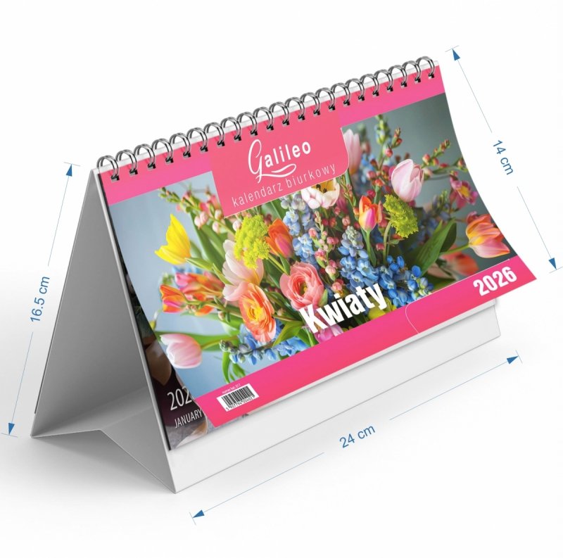 kalendarz biurkowy na rok 2026