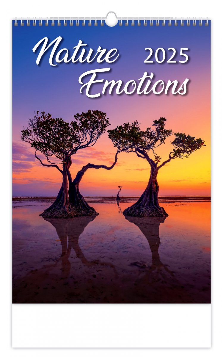 Okładka kalendarza ściennego Nature Emotions 2025