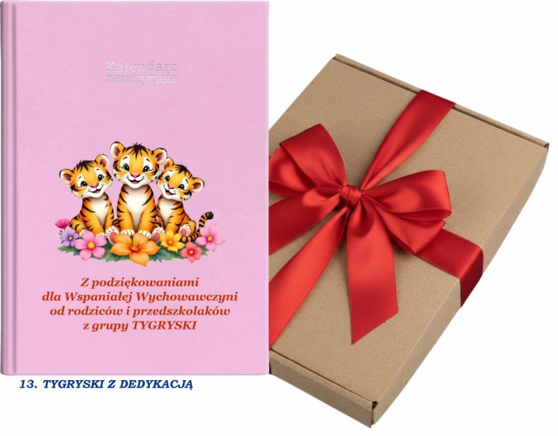 kalendarz dla nauczyciela na rok 2026/2027 z pudełkiem w komplecie