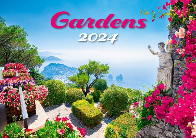 Kalendarz ścienny wieloplanszowy Gardens 2024 - okładka 