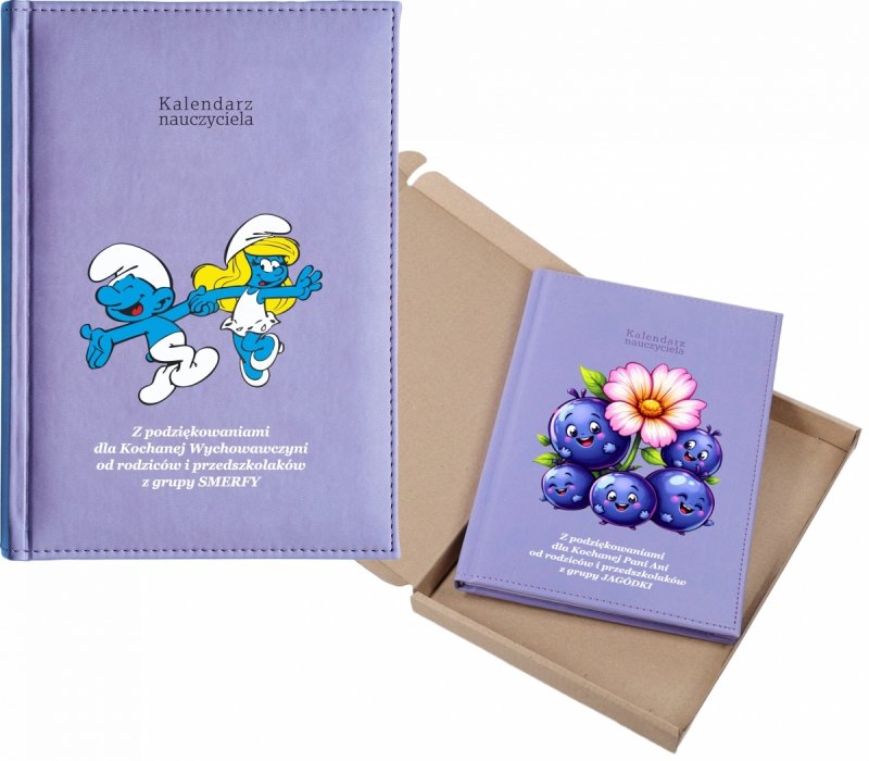 kalendarz dla nauczyciela na rok 2026/2027 z pudełkiem w komplecie