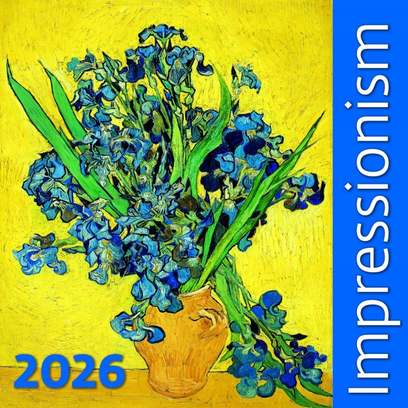 H30 Kalendarz ścienny wieloplanszowy Impressionism 2026