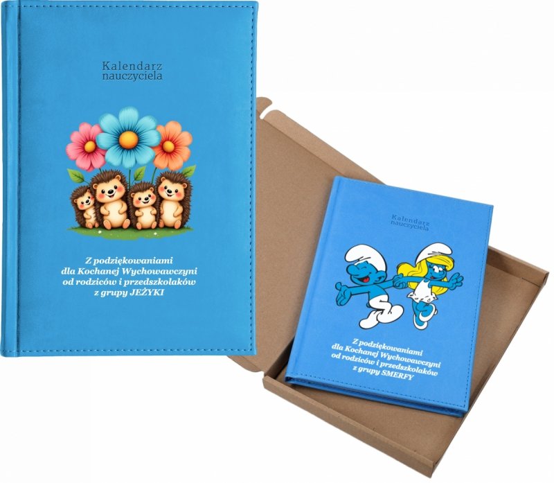 kalendarz dla nauczyciela na rok 2026/2027 z pudełkiem w komplecie